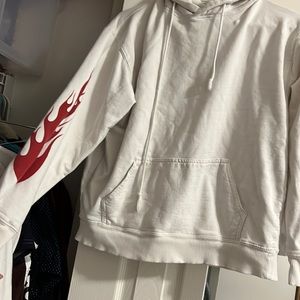 Brandy Melville flame hoodie